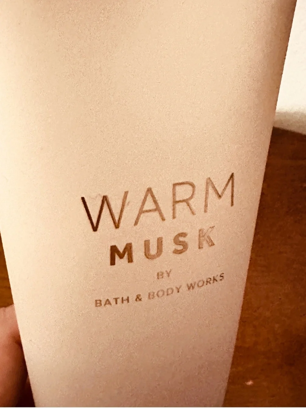 Bath & Body Works Warm Musk Body Cream - Pale Cream Tube